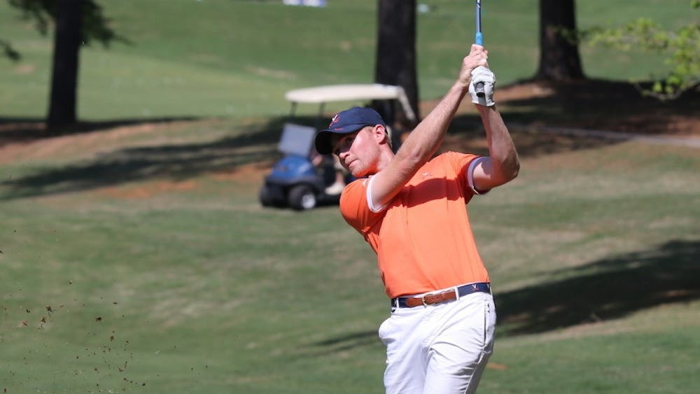 Senior Danny Walker was the only senior in the Cavaliers' lineup this weekend.