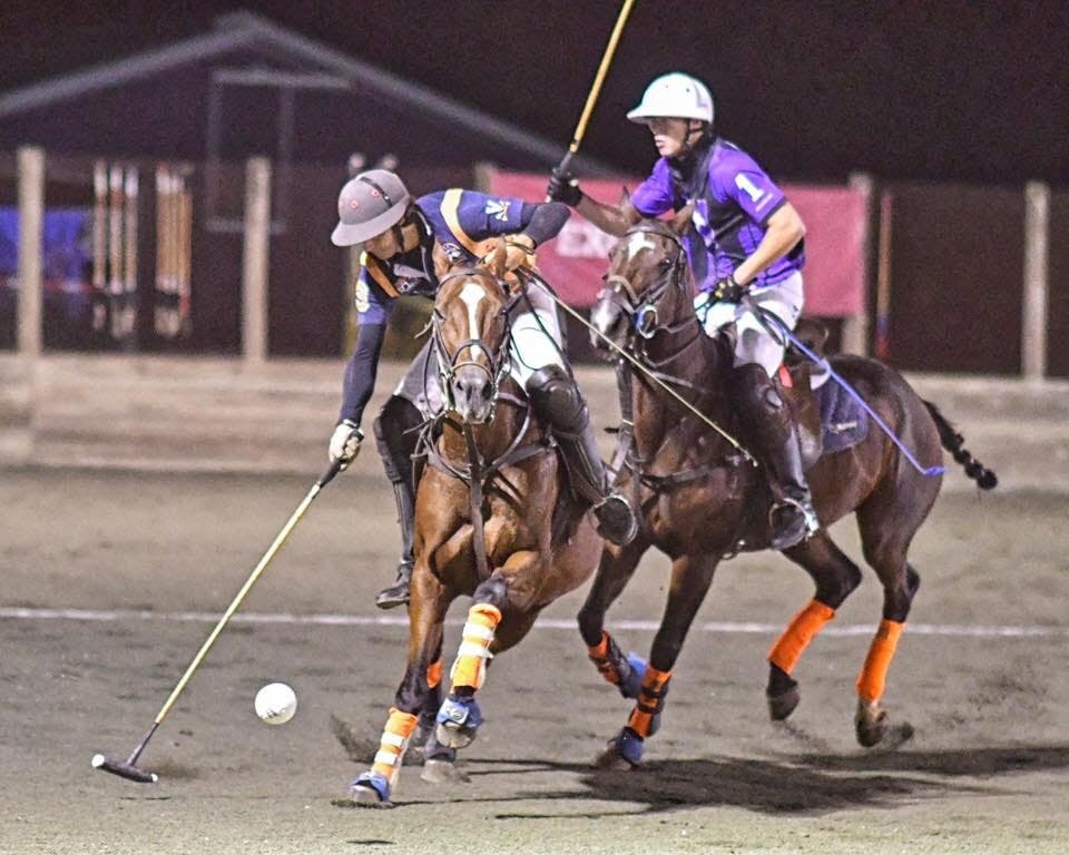 Then-freshman Ignacio Viana going towards goal in the 2018 Virginia Fall Invitational.