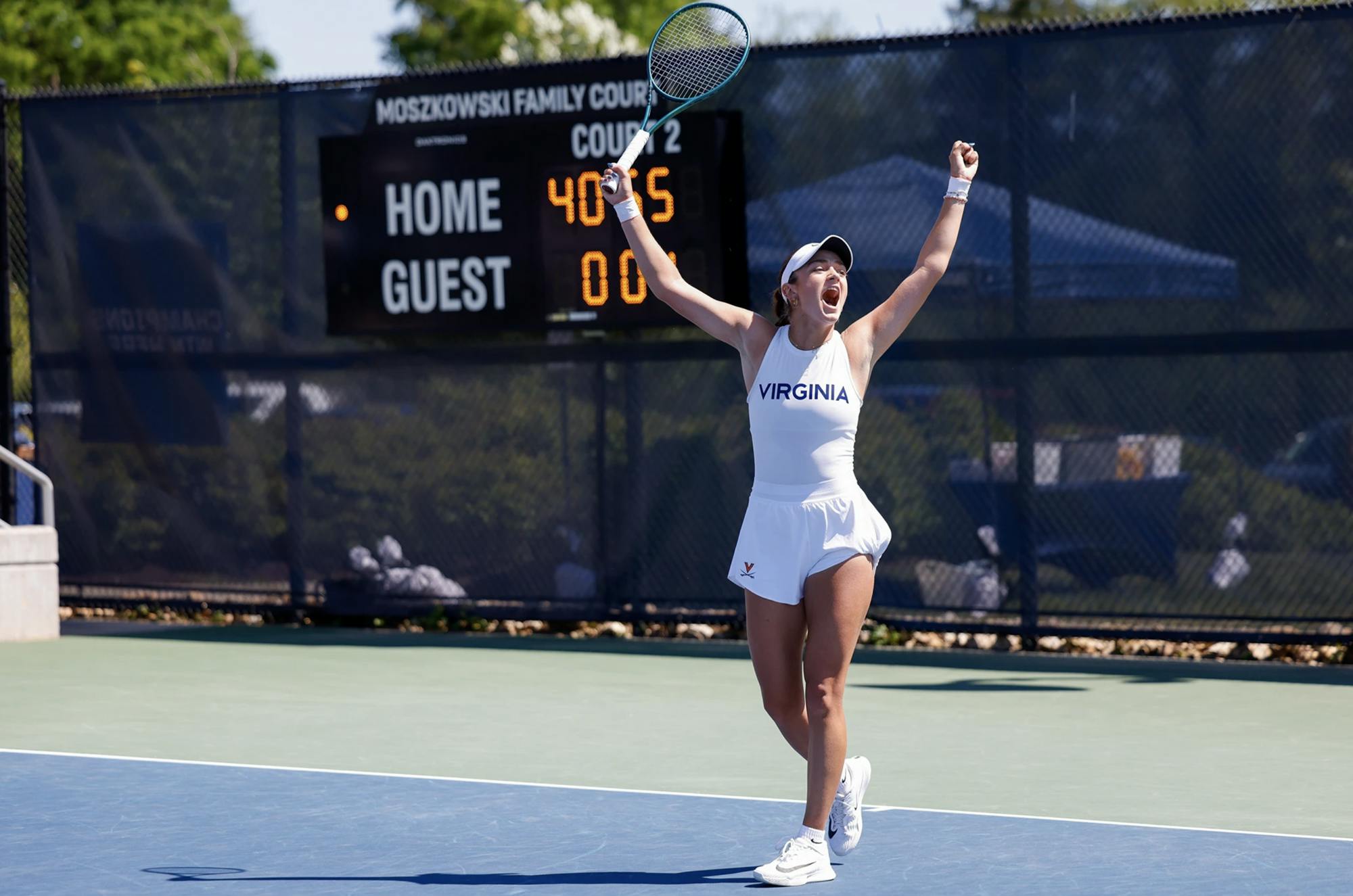 The Cavaliers went 8-0 in the first two rounds of the NCAA Tournament.