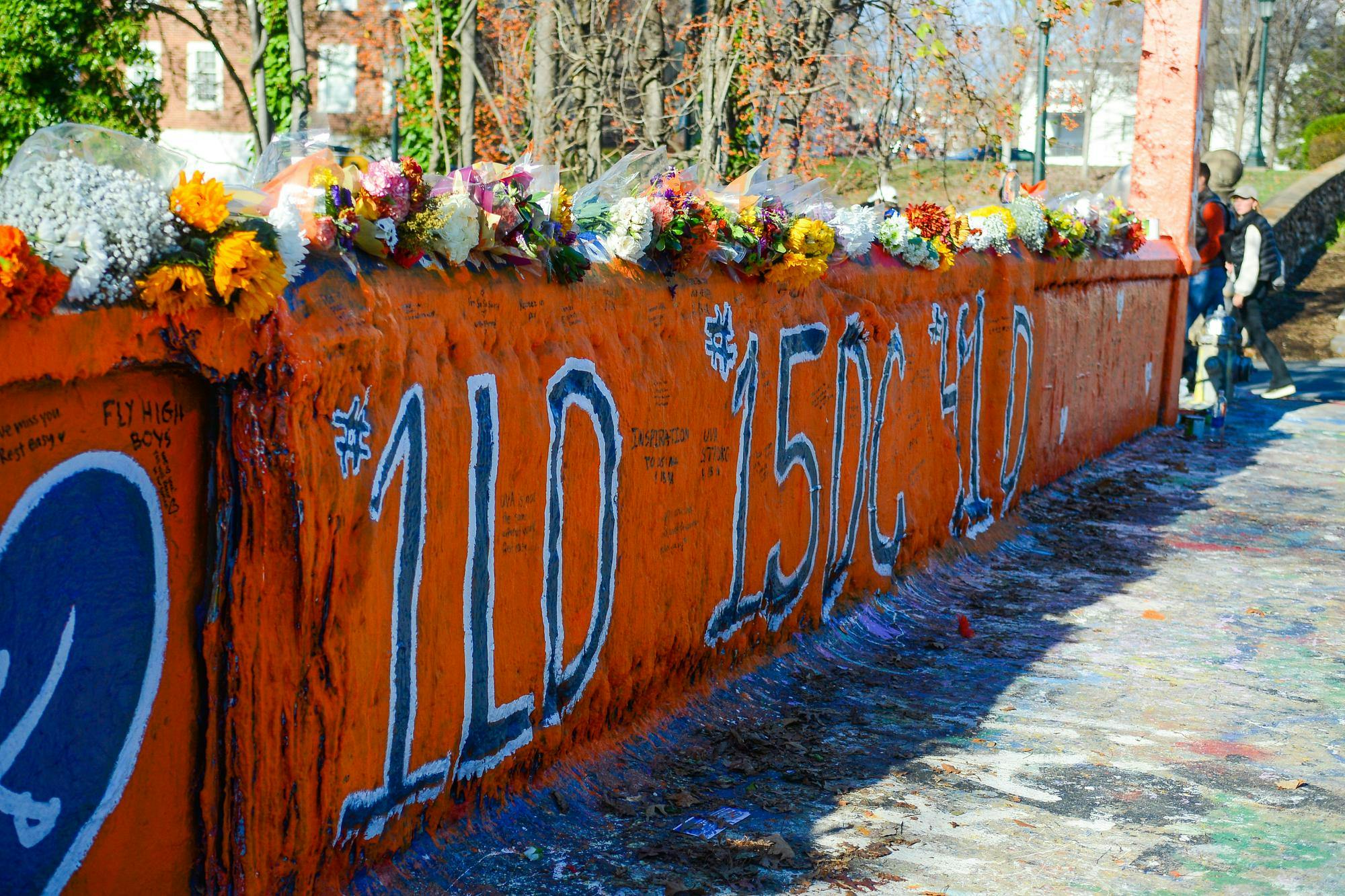 Lavel Davis Jr., Devin Chandler and D'Sean Perry celebrated on Beta Bridge.