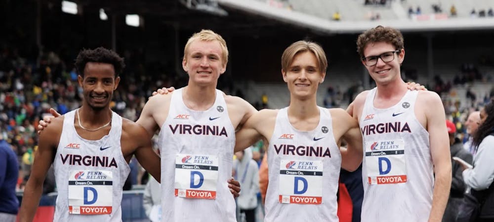 <p>Sado, Porter, Anthony and Martin broke the Virginia record in the College Men’s 4xMile Championship of America Relay at the Penn Relays.</p>
