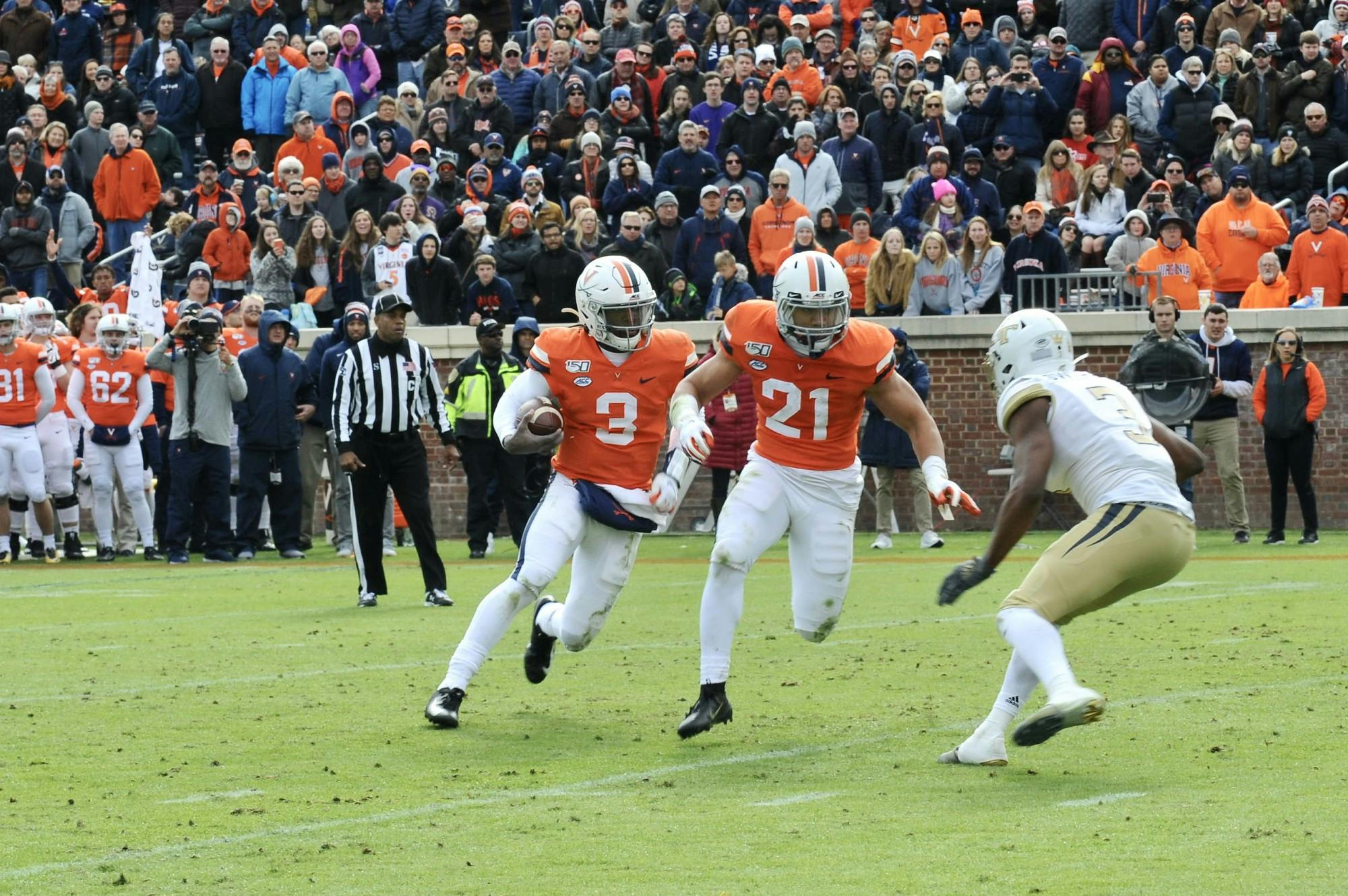 Senior quarterback Bryce Perkins threw for 258 yards and ran for 106 more in a win against Georgia Tech.