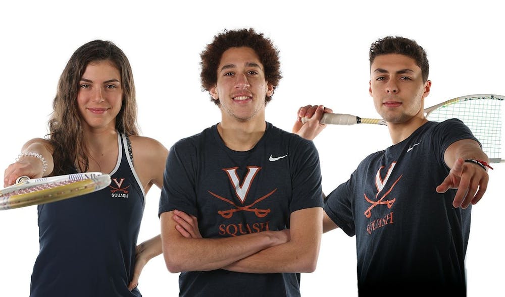 <p>This marks the first time in Virginia Squash history that any Cavalier — much less three — was named to an All-America team.&nbsp;</p>