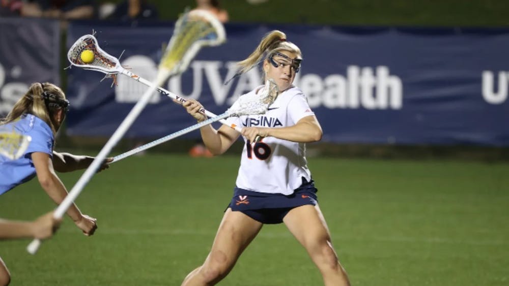 Virginia senior attacker Ashlyn McGovern completed a hat-trick against North Carolina Thursday night.