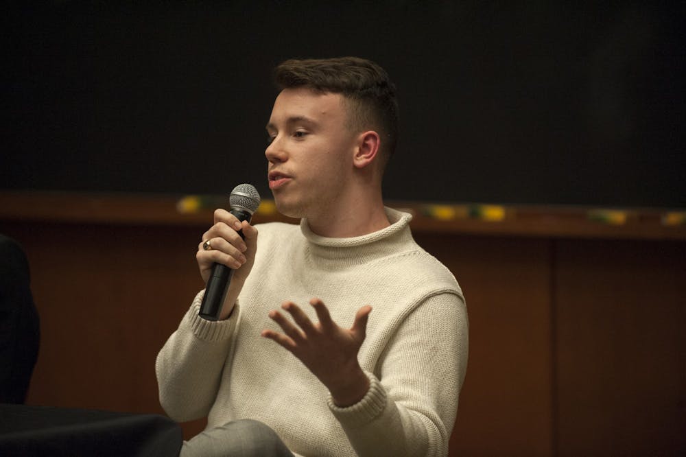 <p>Third-year College student Hunter Wagenaar withdrew his campaign for Student Council president during a live candidate forum.</p>