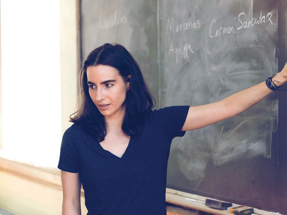 Philosophy Prof. Elizabeth Barnes discussed "disability pride" at Look Hoos Talking event. 