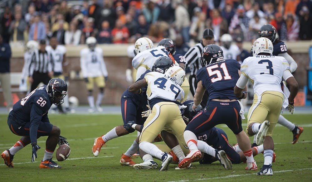 <p>The Cavalier defense forced two fumbles, which the offense was able to convert into a season high 10 points.</p>