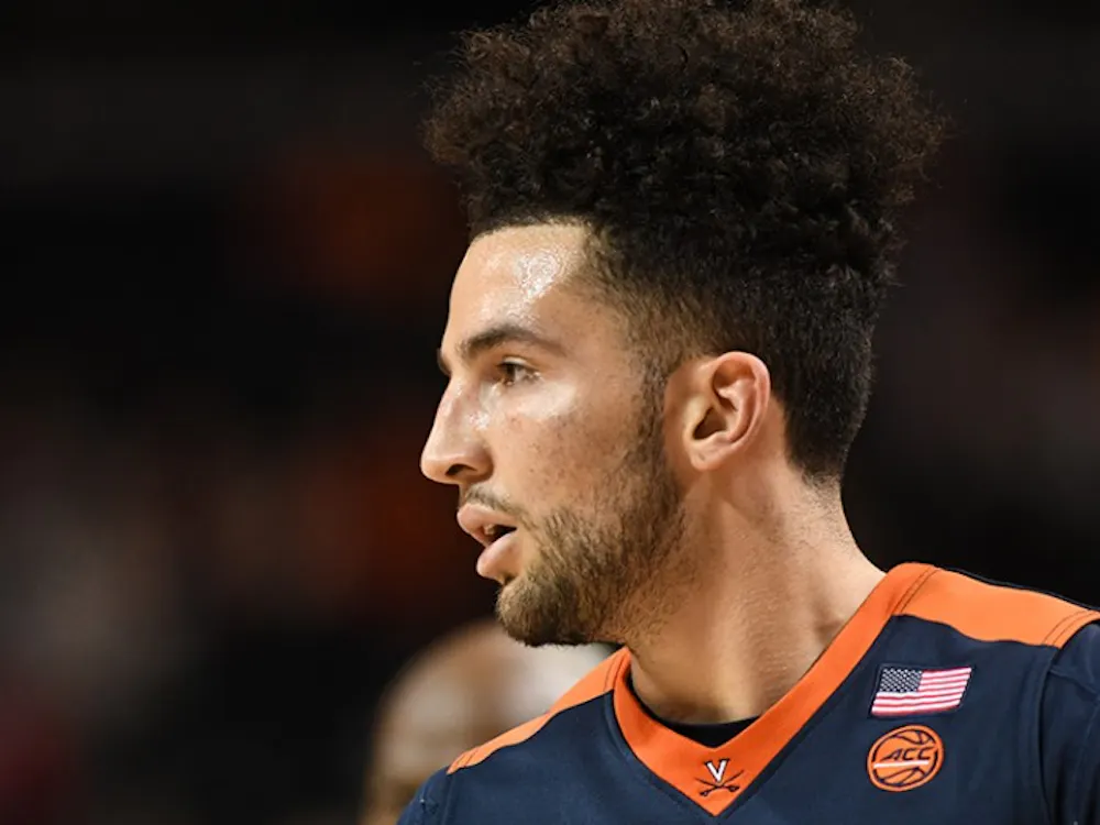 Senior point guard London Perrantes played his final game for Virginia in Saturday's loss to Florida. 