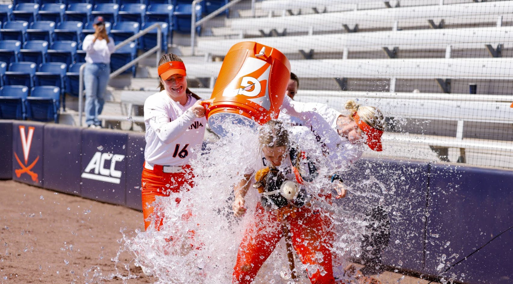 Hylton's first-inning home run was one of two in a record-setting day for the junior infielder.