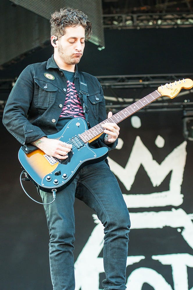 Lead guitarist Joe Trohman will rock the stage next week with band Fall Out Boy.