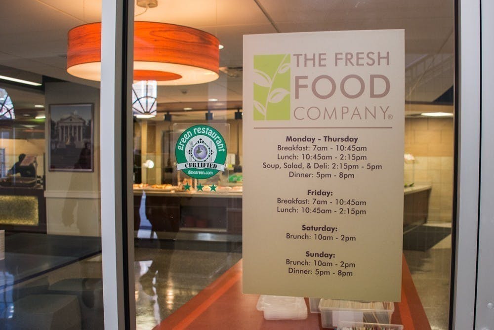 In 2018, 10.4 percent of UVA Dining’s purchases met the AASHE STARS criteria for sustainable food.
