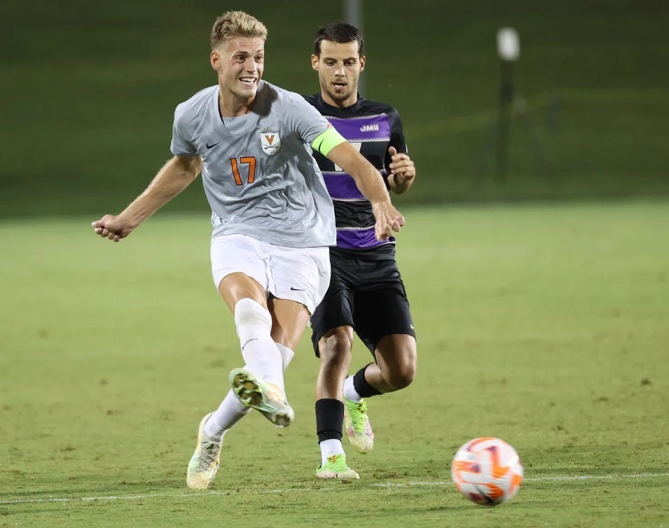 Senior defender Andreas Ueland and the Cavalier defense hope to bounce back after conceding six goals Monday night to Maryland.