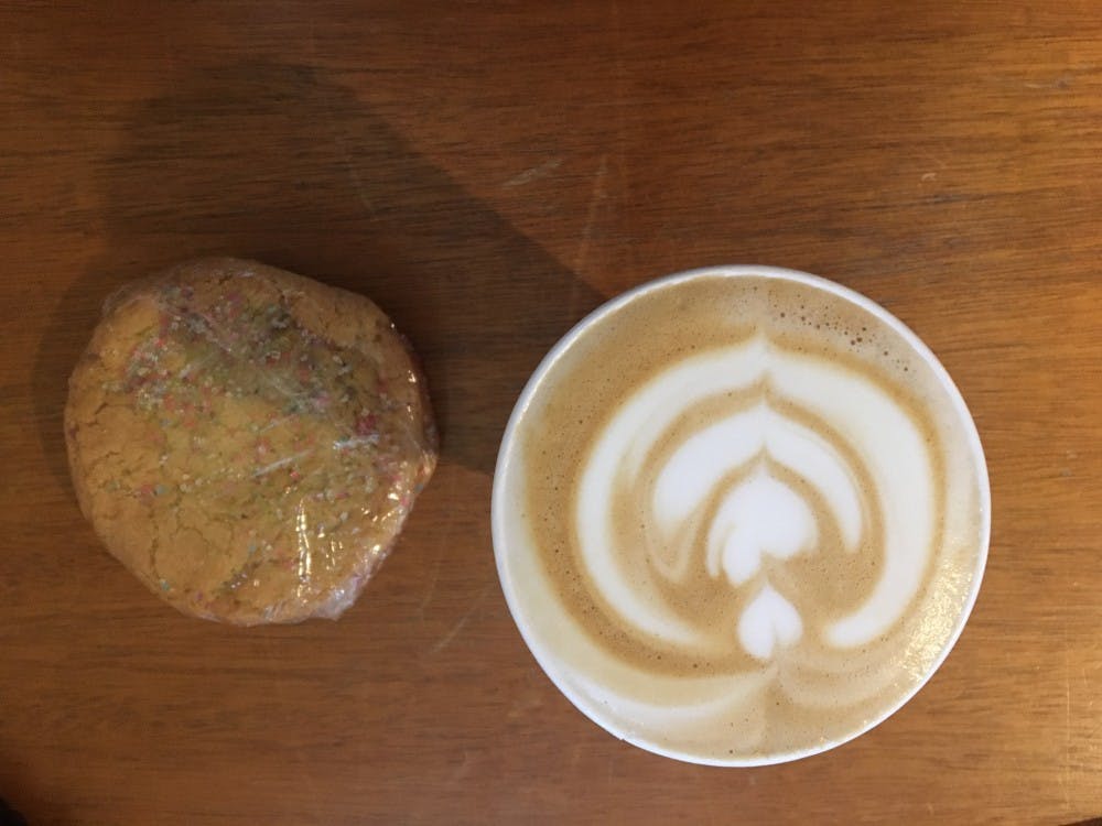 The vanilla latte wasn’t quite enough sugar for me, so I purchased a sugar cookie to fix my sweet tooth.