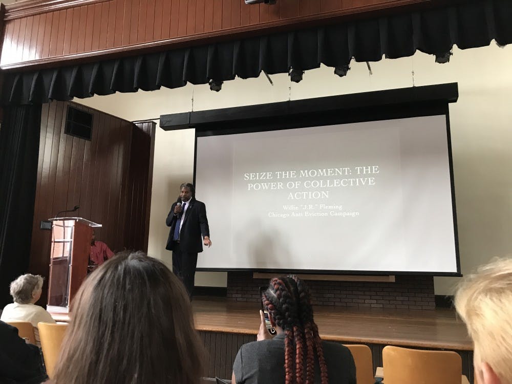 <p>The Charlottesville Low Income Housing Coalition and the Legal Aid Justice Center held an event Thursday night to discuss displacement and affordable housing in Charlottesville.</p>