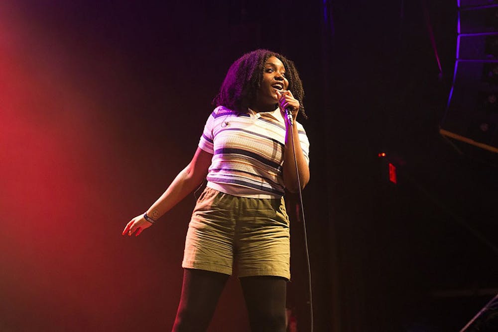<p>Rapper Noname performed at the Student Activities Building Thursday night.&nbsp;</p>