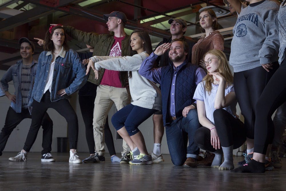 Some of the leading positions in First Year Players described the production process of their upcoming show "Anything Goes."