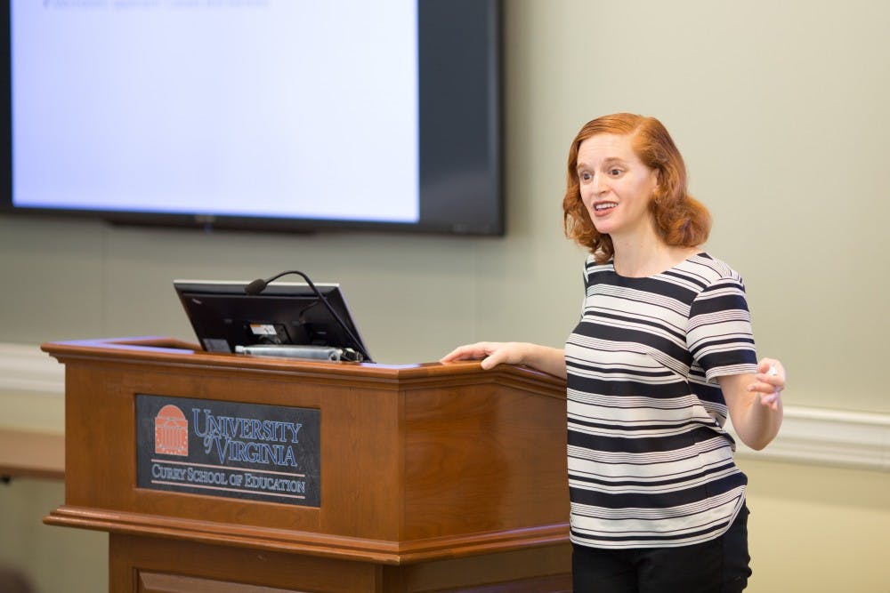<p>Rachel Wahl — an Assistant Professor in the Curry School — delivered a public lecture Tuesday in Bavaro Hall on utilizing public forums to improve the relationship between law enforcement personnel and community members.&nbsp;</p>