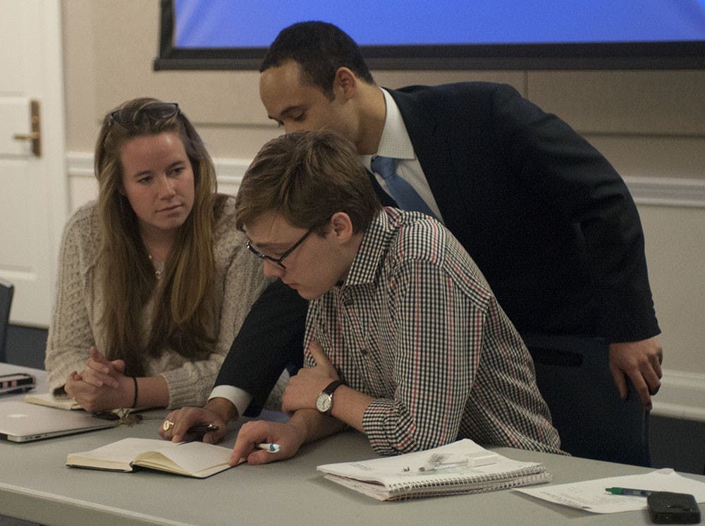 	The outgoing executive members of Student Council met for the last time on Tuesday evening.