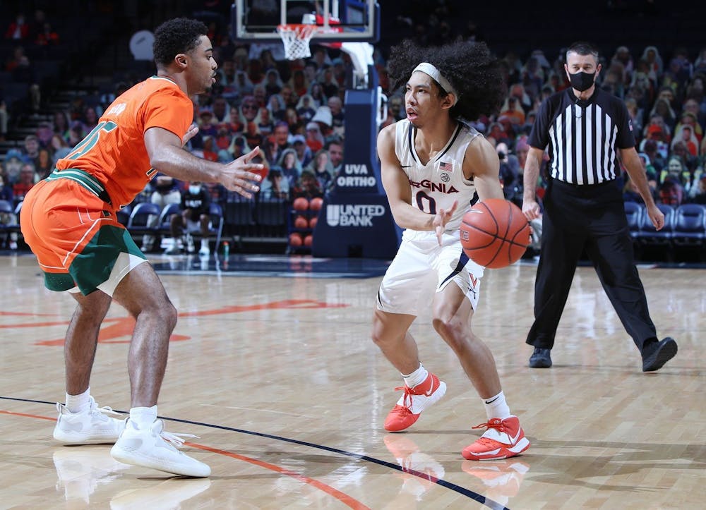 <p>Senior guard Kihei Clark led the way for the Cavaliers with 17 points and eight assists.</p>