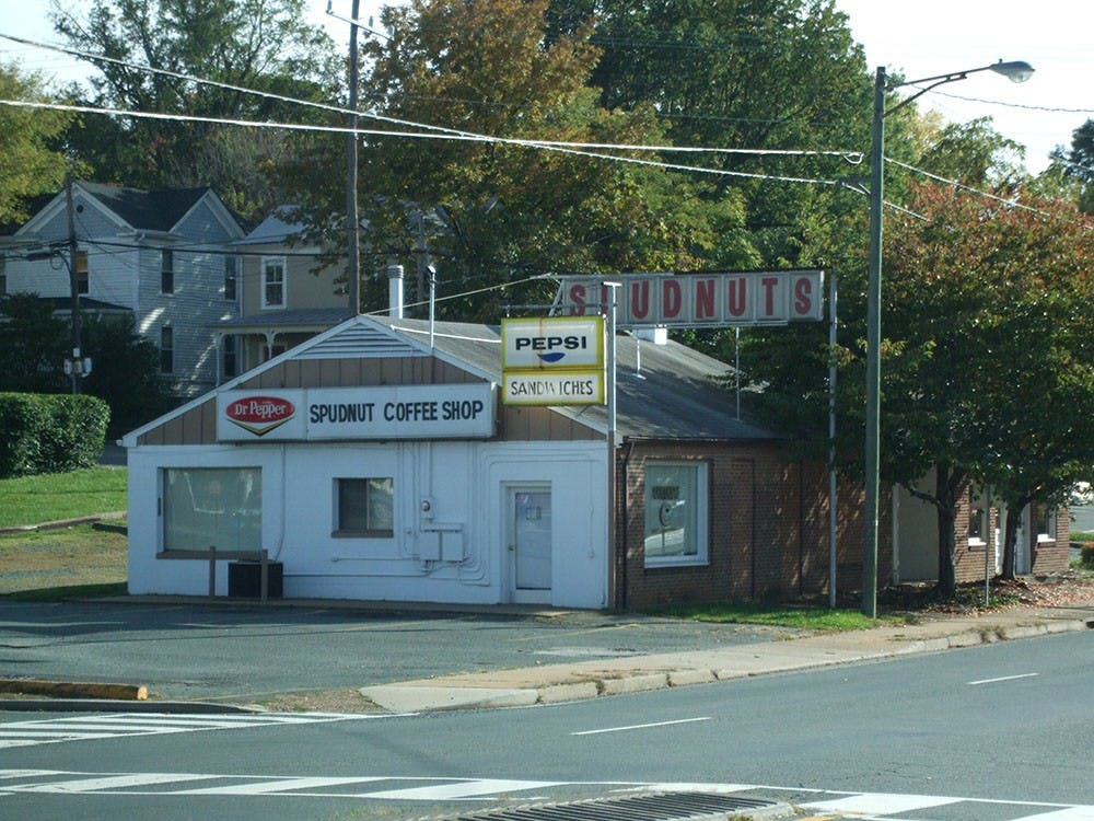 Spudnuts is located on Avon Street, near downtown Charlottesville.&nbsp;