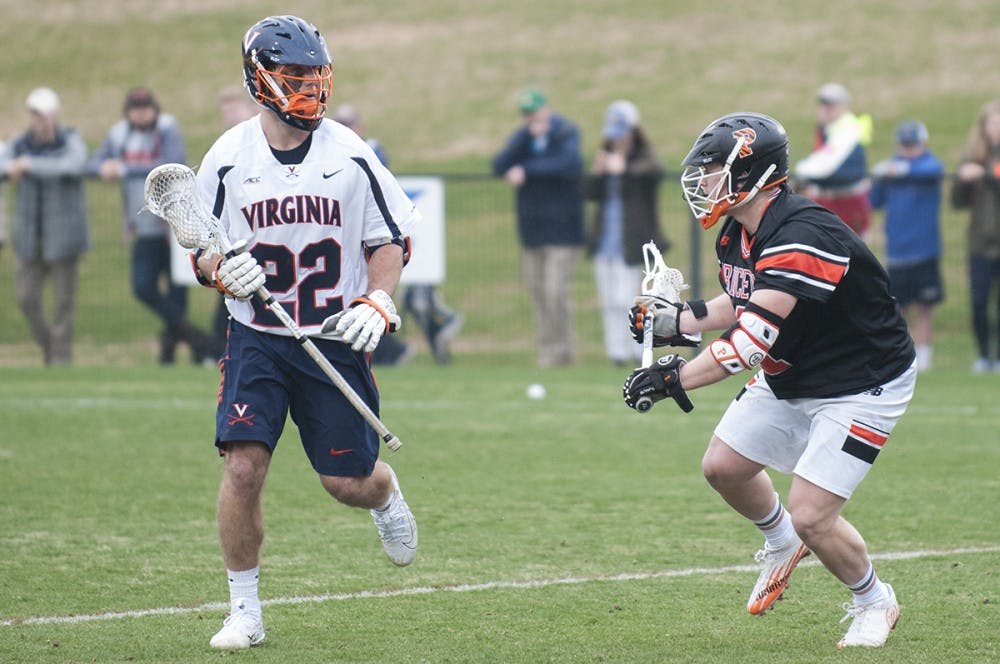 Junior midfielder Ryan Conrad had ten ground balls and scored a crucial goal in Virginia's win over Princeton.