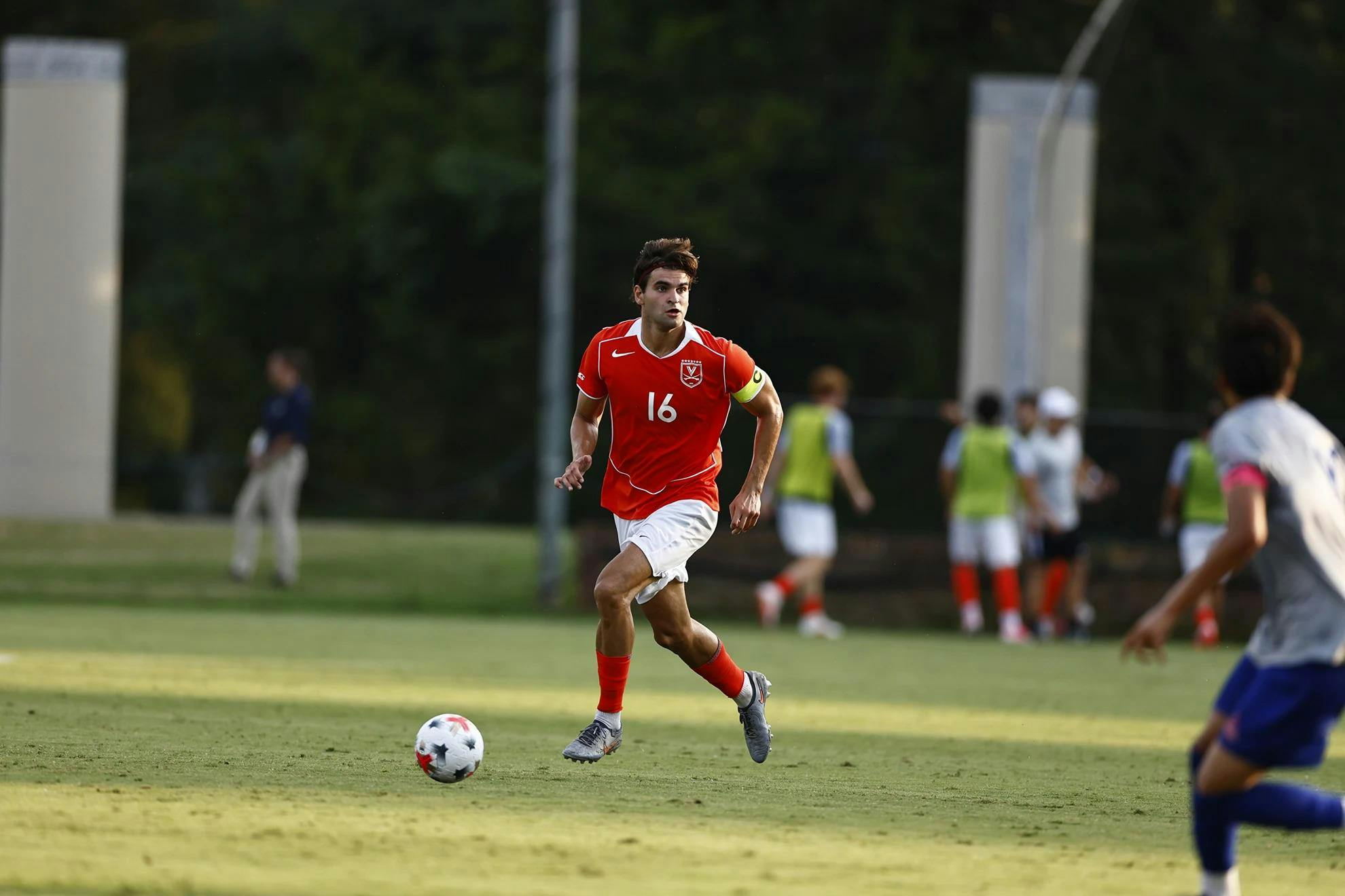 Virginia defender Sebastian Pop played 89 minutes in Monday night's defeat.