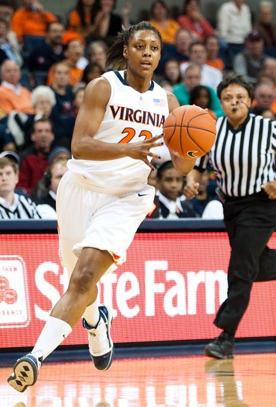 November 22; Charlottesville, VA USA; Virginia guard Monica Wright. No. 12 Virginia fell to No. 6 Tennessee 77-63.