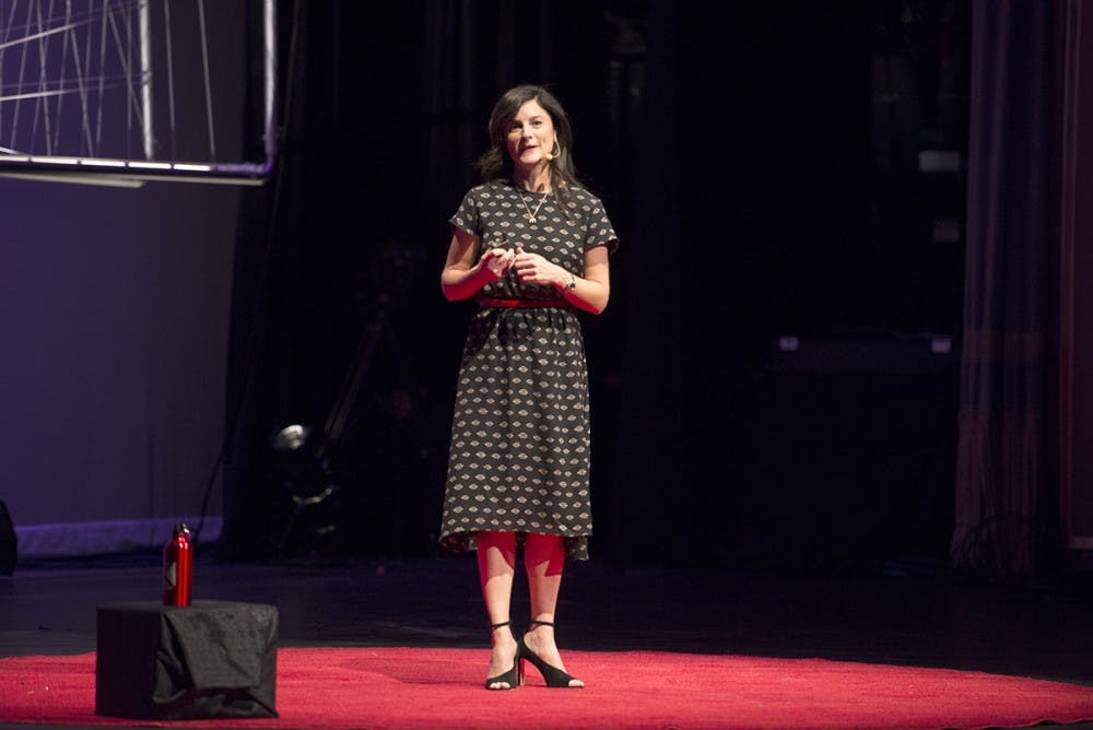 Ami Vitale, a National Geographic photographer, was one of more than 20 speakers at the event.