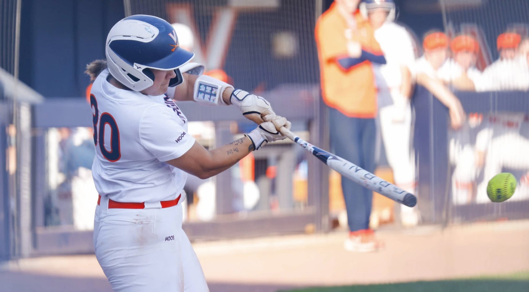 A seven-run sixth inning powered No. 25 Virginia past James Madison on the road.