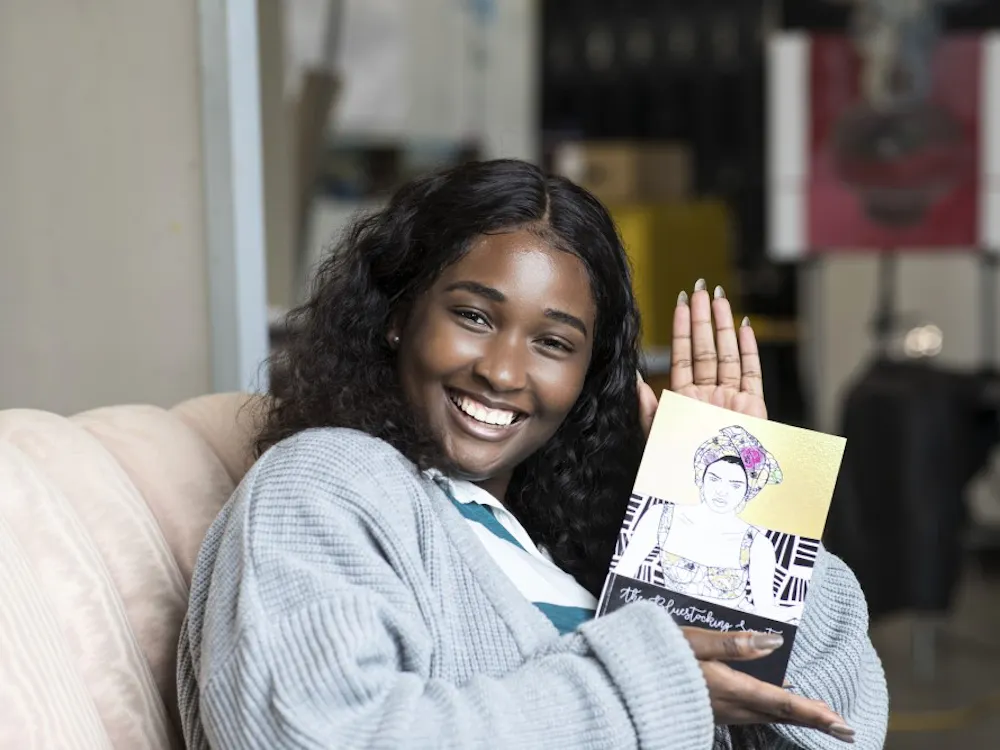 “I marched downtown with my book under my arm and went into the local stores, introduced myself and told them about the book, and then asked if they would be interested in selling it,” Njoku explained. 