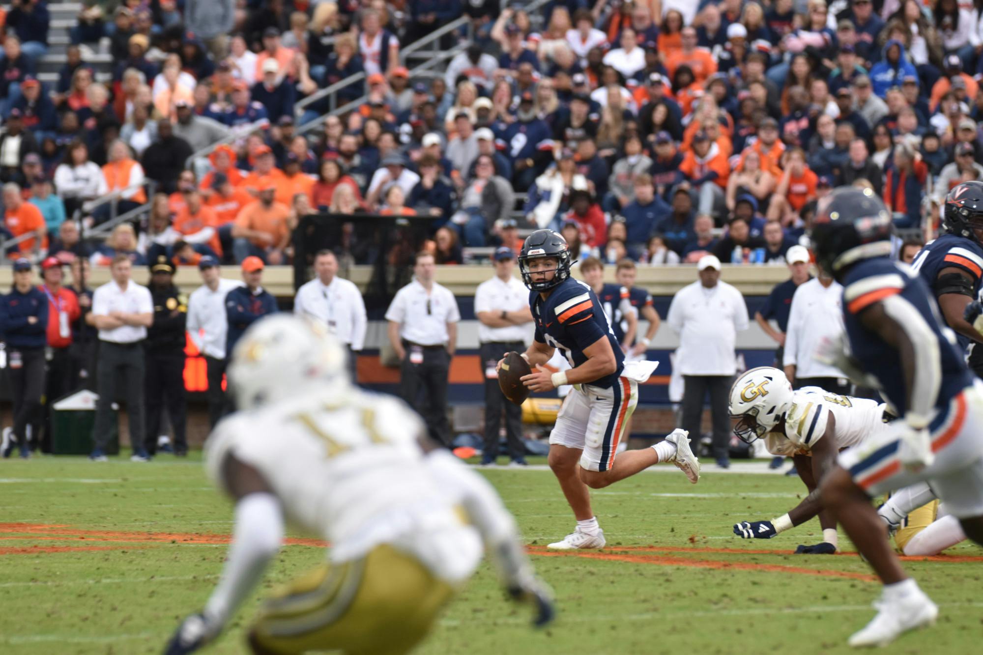 Virginia chose to burn Colandrea's redshirt after Muskett's injury.