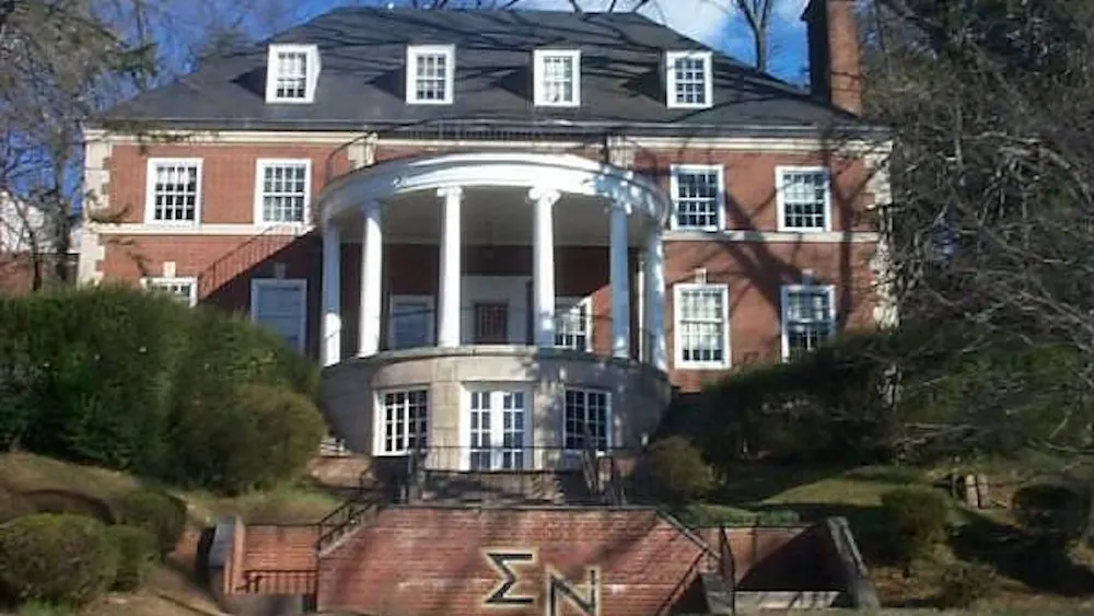 Sigma Nu fraternity house.