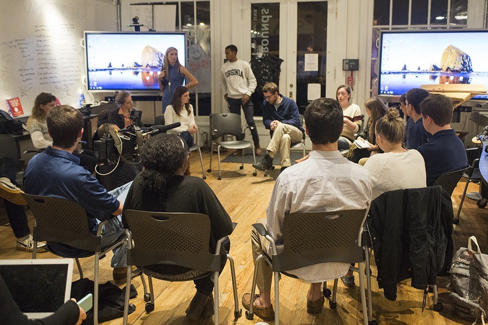 The roundtable-like event provided undecided students with an opportunity to learn more about candidates' policy goals rather than their personalities.&nbsp;