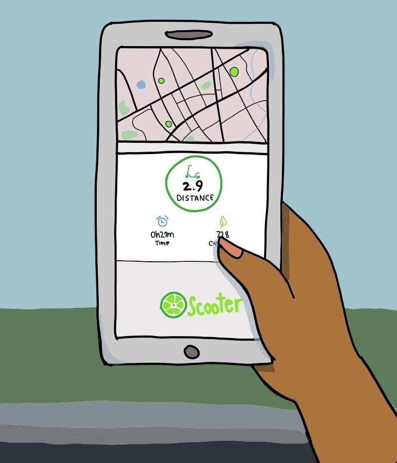 &nbsp;In order to use a Bird or Lime, you first need to download one of their apps. &nbsp;
