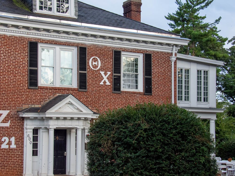 The brothers of Theta Chi described the painting as a 3-foot-by-3-foot paneled collage of geometric shapes.
