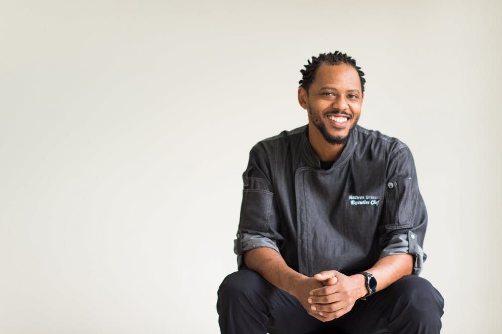 Antwon Brinson is the founder and owner of Culinary Concepts AB, which offers technical culinary training to those hoping to work at a restaurant or catering company in the Charlottesville area.