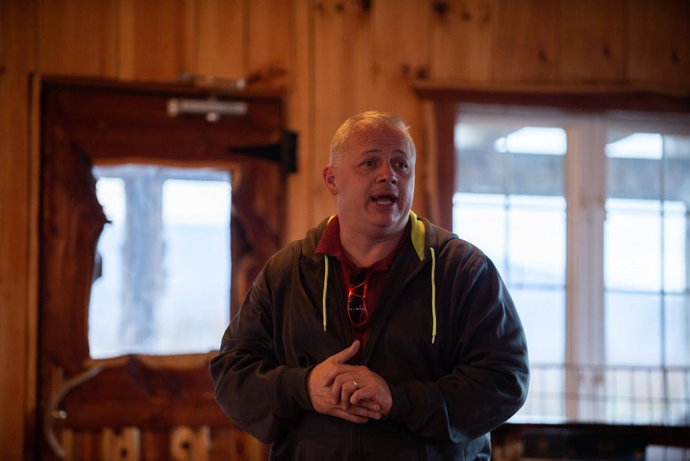 Denver Riggleman is the Republican candidate for the Fifth Congressional District.