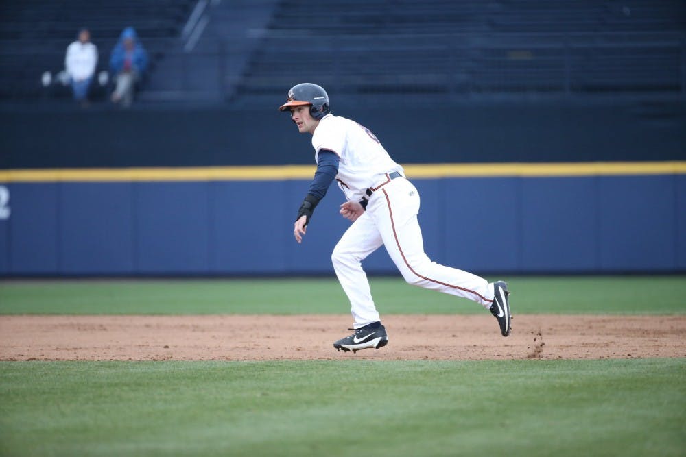 Sophomore left fielder Brendan Rivoli had two hits, scored two runs and drove in another against Old Dominion Tuesday afternoon.