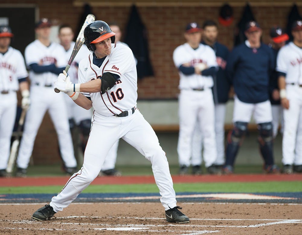 	<p>Junior center fielder Brandon Downes scored junior third baseman Kenny Towns and sophomore designated hitter John La Prise on his single to left in the Cavaliers&#8217; three-run third inning. </p>