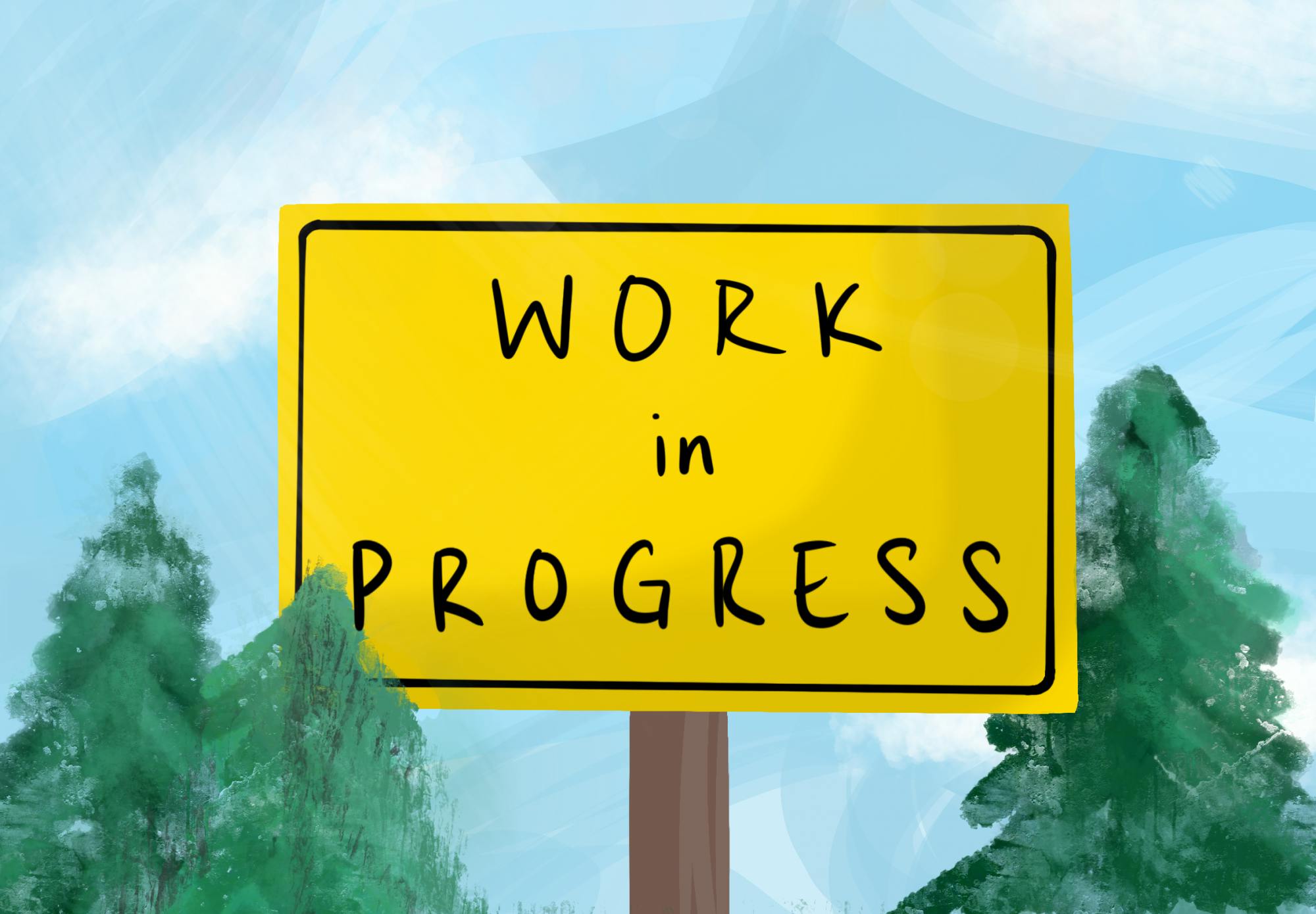 Piece together that story — your story — and remember that you too are a work in progress that doesn’t need to be finished imminently. 