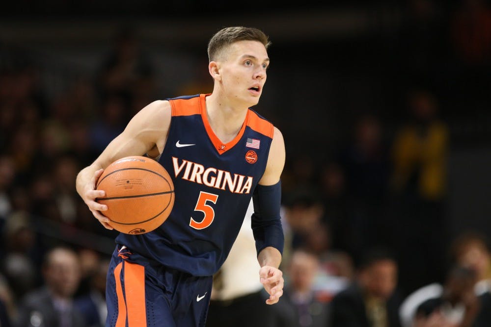 <p>Sophomore guard Kyle Guy led Virginia past the Demon Deacons with 17 points and four assists.</p>