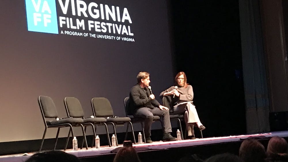 Emilio Estevez speaks with Ann Hornaday to showcase his new film "The Public" at an event co-sponsored by the Virginia Film Festival and the Virginia Festival of the Book.