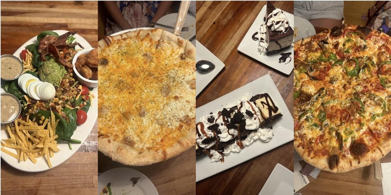 While I visited Dr. Ho’s with my heart set on the desserts, it's a perfect food stop for a variety of different food items, serving up salads, sandwiches, burgers and, their speciality, pizza.