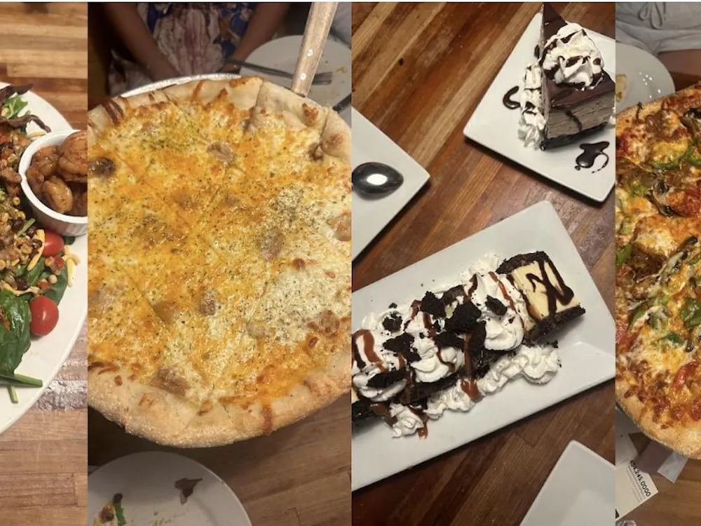 While I visited Dr. Ho’s with my heart set on the desserts, it's a perfect food stop for a variety of different food items, serving up salads, sandwiches, burgers and, their speciality, pizza.