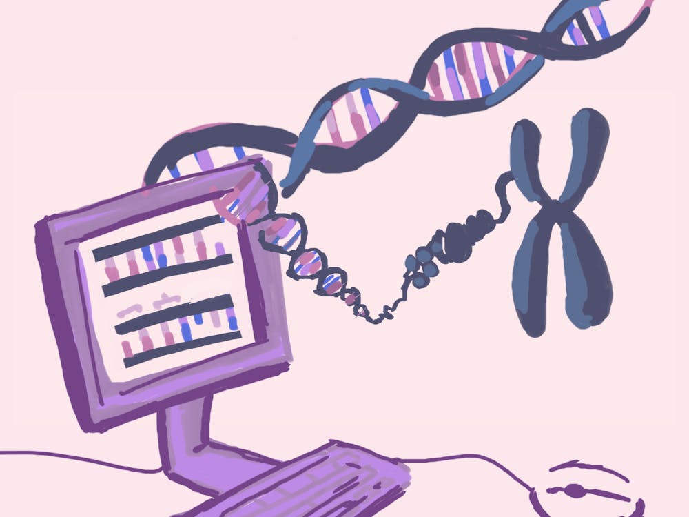 Since genetic information is vast and often on the scale of billions of bits, the time taken to process data by his algorithm is exponentially reduced.