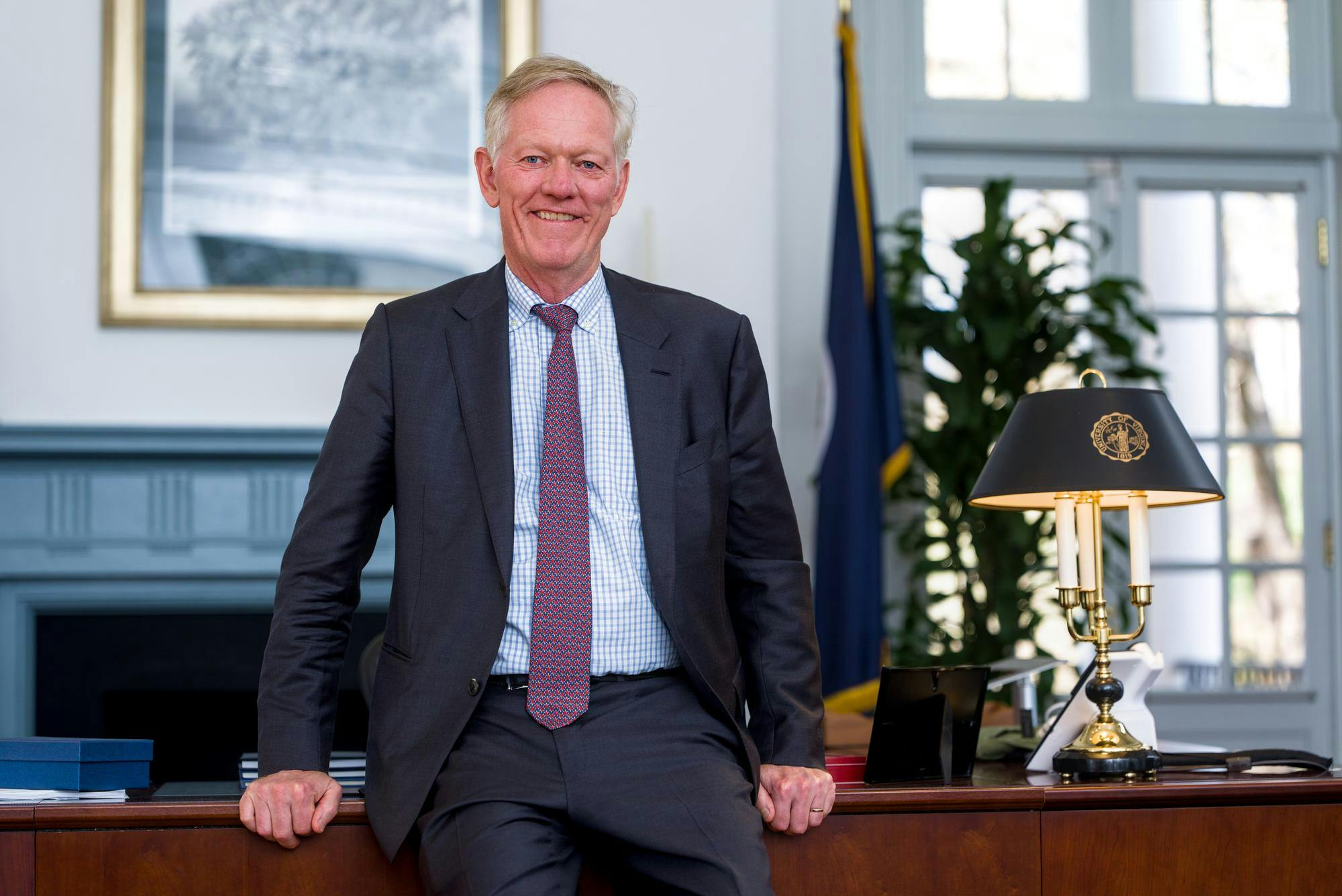 University President Scott Beardsley, photographed March 23.