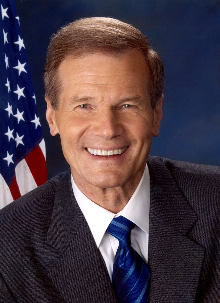 U.S. Senator Bill Nelson spoke at the University on Friday.