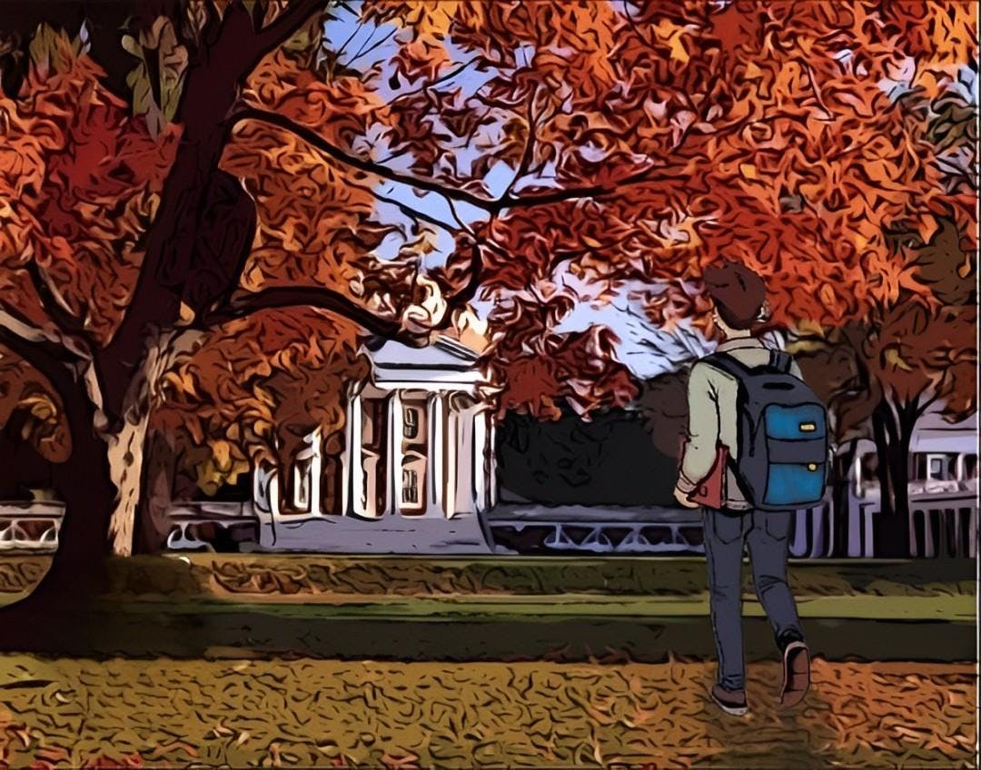 A relaxed, mindful stroll around Grounds can provide much needed serenity, and if you walk long enough, you'll find your stress drifting away. 