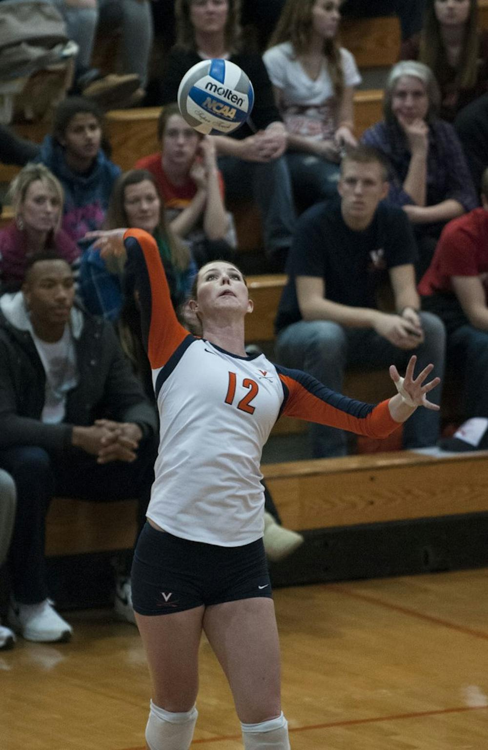 	<p>Junior middle hitter Natalie Bausback earned tournament <span class="caps">MVP</span> honors as Virginia opened its season with wins against Illinois-Chicago, Eastern Michigan and Marshall at the Thunder Invitational. </p>