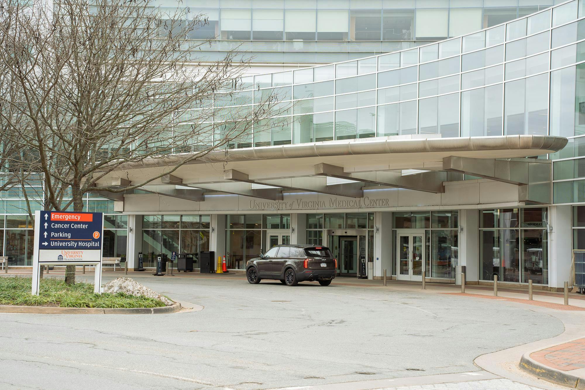 University of Virginia Medical Center, photographed Feb. 2, 2025.